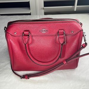 EUC Coach Mini Bennett Dark Pink -F57521